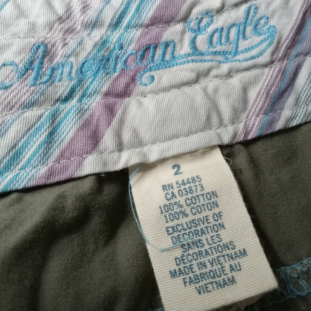 American Eagle Cotton Adjustable Length Capris - image 6